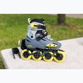 Rollerblade Apex Jr Kinder Rollschuhe anthrazit/gelb 9