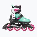 Rollerblade Microblade XT Jr Kinder Rollschuhe schwarz/meergrün 3