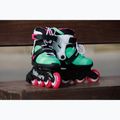 Rollerblade Microblade XT Jr Kinder Rollschuhe schwarz/meergrün 11