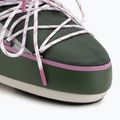Moon Boot Icon Low Space Racing Damen Schneestiefel waldgrün/silber/rosa 7