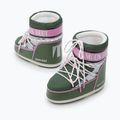 Moon Boot Icon Low Space Racing Damen Schneestiefel waldgrün/silber/rosa 8