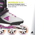 Damen-Inlineskates Rollerblade Macroblade 84 W light grey/violet/orange 9