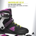Inlineskates Damen Rollerblade Macroblade 80 W black/dark fuchsia 10