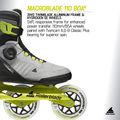 Inlineskates Herren Rollerblade Macroblade 110 Boa black/grey/lime 9