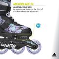 Kinder-Inlineskates Rollerblade Microblade SL Jr black/lavender/light blue 9