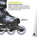 Kinder-Inlineskates Rollerblade Microblade SL Jr black/lavender/light blue 10