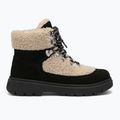 Damen-Schneestiefel Moon Boot Combat Boot Fleece black/off white