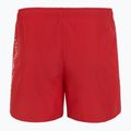 Herren EA7 Emporio Armani Badeshorts mit übergroßem Logo Pferdesport rot / silber 2
