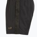 Herren EA7 Emporio Armani Gold Label Boxer Badeshorts schwarz 3