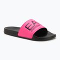 EA7 Emporio Armani Wasser Sport Sichtbarkeit Flip-Flops rosa fluo / schwarz