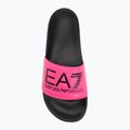 EA7 Emporio Armani Wasser Sport Sichtbarkeit Flip-Flops rosa fluo / schwarz 5