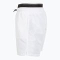 Herren EA7 Emporio Armani Logo Tape Boxer Swim Shorts weiß 3