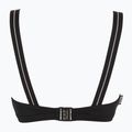 Zweiteiliger Damen-Badeanzug EA7 Emporio Armani Logo Tape Bikini Top schwarz 4