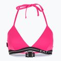 Zweiteiliger Damen-Badeanzug EA7 Emporio Armani Logo Tape Bikini Triangle neon pink 3