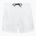 Herren EA7 Emporio Armani Gold Label Boxer-Badeshorts weiß