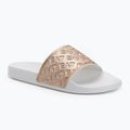 EA7 Emporio Armani Wassersport All Over weiß / rose gold flip-flops