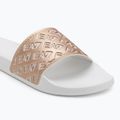 EA7 Emporio Armani Wassersport All Over weiß / rose gold flip-flops 7