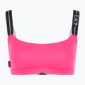 Zweiteiliger Damen-Badeanzug EA7 Emporio Armani Logo Tape Bikini Top neon pink 3