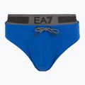 Herren EA7 Emporio Armani Logo Tape Swim Slip türkisfarbenes Meer