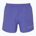 Herren EA7 Emporio Armani Extended Logo Boxer Badeshorts korsisch blau / silber 2