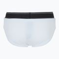 Herren EA7 Emporio Armani Logo Tape Badeslip weiß 2