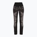 Damen-Trekkinghose Crazy Wonder Magic Print Jeans schwarz