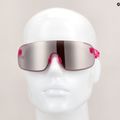 Fahrradbrille POC Elicit actinium pink translucent/clarity road silver 8
