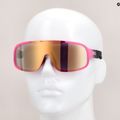 Fahrradbrille POC Aspire pink/uranium black translucent/clarity road gold 6