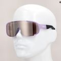 Fahrradbrille POC Aspire purple quartz translucent/clarity road silver 6