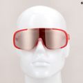 Fahrradbrille POC Aspire ammolite coral translucent/clarity trail silver 6