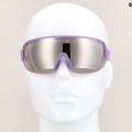 Fahrradbrille POC Aim purple quartz translucent/clarity road silver 6