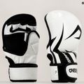 Overlord Sparring MMA Grappling Handschuhe Naturleder weiß 101003-W/M 8