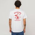 Kaotiko Washed Bella Ciao weißes Herren-T-Shirt 4