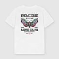 Kaotiko Washed Love Club Herren-T-Shirt weiß 5