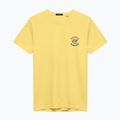 Herren Kaotiko Washed Burguer gelbes t-shirt