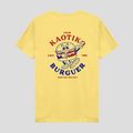 Herren Kaotiko Washed Burguer gelbes t-shirt 2