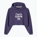 Kaotiko Damen Sweatshirt C'est la vie Crew Weintraube 4