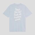 Herren Kaotiko Don't Like Me babyblau T-shirt 2