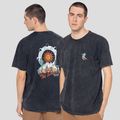 Herren Kaotiko Washed Sunset T-shirt schwarz 3