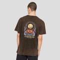 Kaotiko Washed Zodiacus Herren T-Shirt braun 2