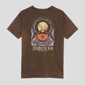 Kaotiko Washed Zodiacus Herren T-Shirt braun 4