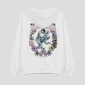 Kaotiko Dreamland Damen Sweatshirt weiß 2
