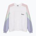 Kaotiko Elina Damen Sweatshirt weiß / rosat / grün / Traube