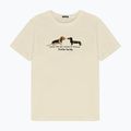 Kaotiko Washed Puppies Herren-T-Shirt elfenbein