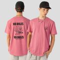 Herren Kaotiko Washed No Roles Flower rosa Flamingo T-shirt 4