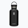 Hydro Flask Wide Flex Cap 64 Oz 1892 ml schwarze Reiseflasche