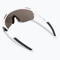 Tifosi Sledge Lite matt weiß/rauch/ac rot/klar Fahrradbrille 3