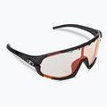 Tifosi Sledge Fototec mattschwarz/clarionrot phototrope Fahrradbrille