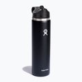 Hydro Flask Wide Flex Straw Thermoflasche 710 ml schwarz W24BFS001 2