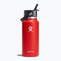 Hydro Flask Wide Flex Straw Thermoflasche 945 ml rot W32BFS612